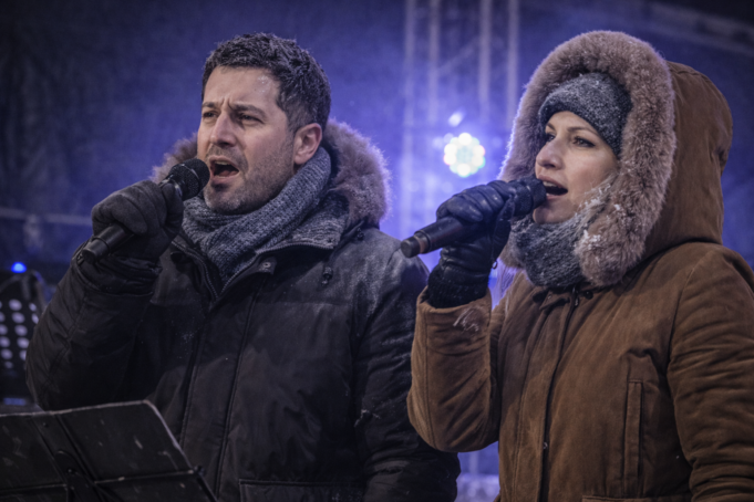 Концерт на холоде