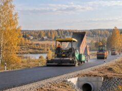В Некоузском округе ремонтируют дорогу до Бутовской