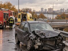 Три человека пострадали в ДТП на съезде с Юбилейного моста