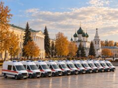 Ярославская область получила 12 новых машин скорой помощи